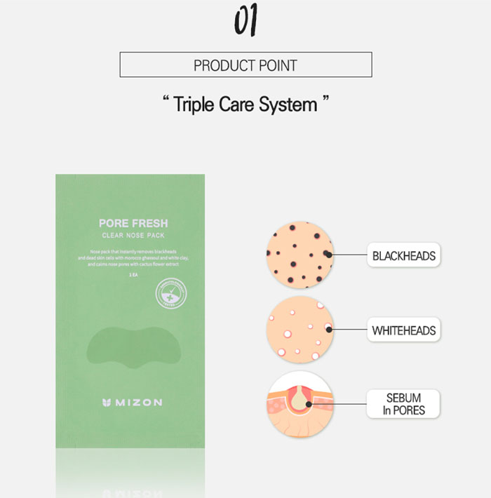 Mizon Pore Fresh Clear Nose Pack