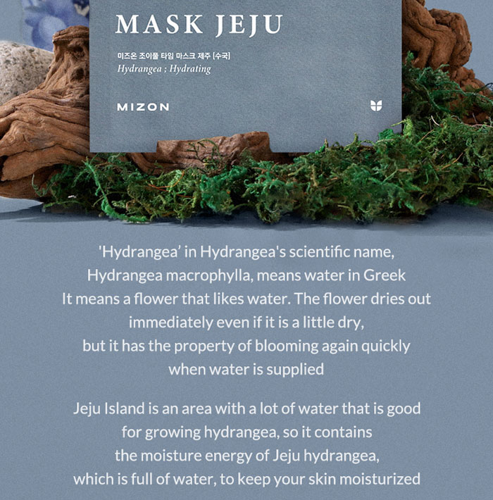 Mizon Joyful Time Mask Jeju Hydrangea