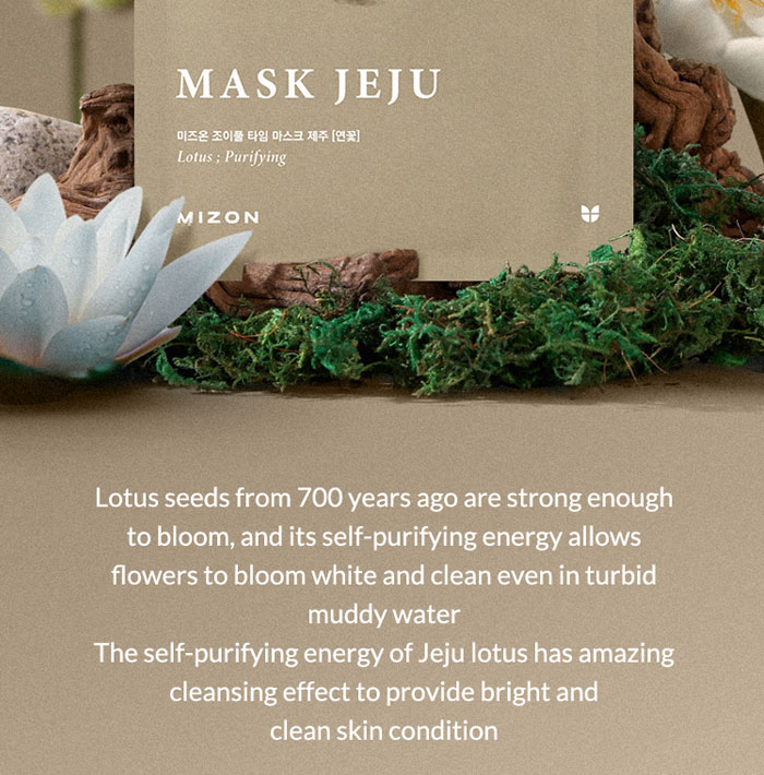 Mizon Joyful Time Mask Jeju [Lotus]