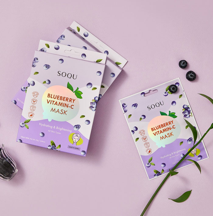 SOQU Hydrating & Brightening Blueberry Vitamin C Mask alternate