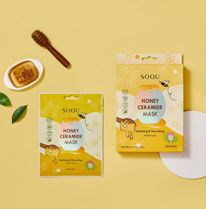 SOQU Hydrating & Nourishing Honey Ceramide Mask alternate