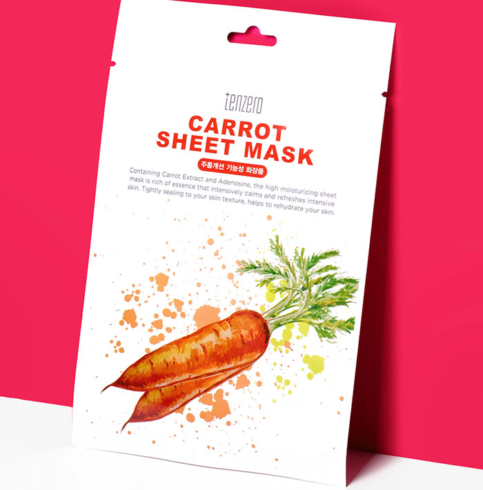 Tenzero Carrot Sheetmask
