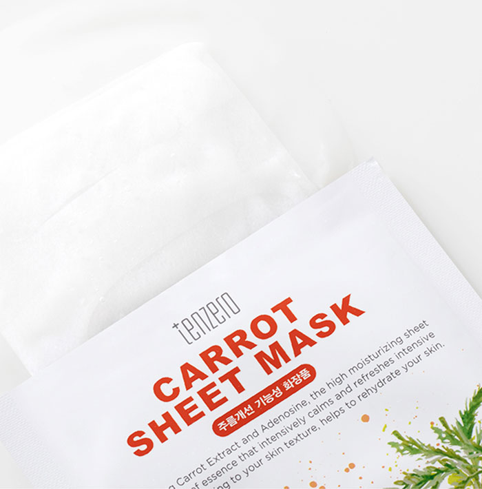 Tenzero Carrot Sheetmask