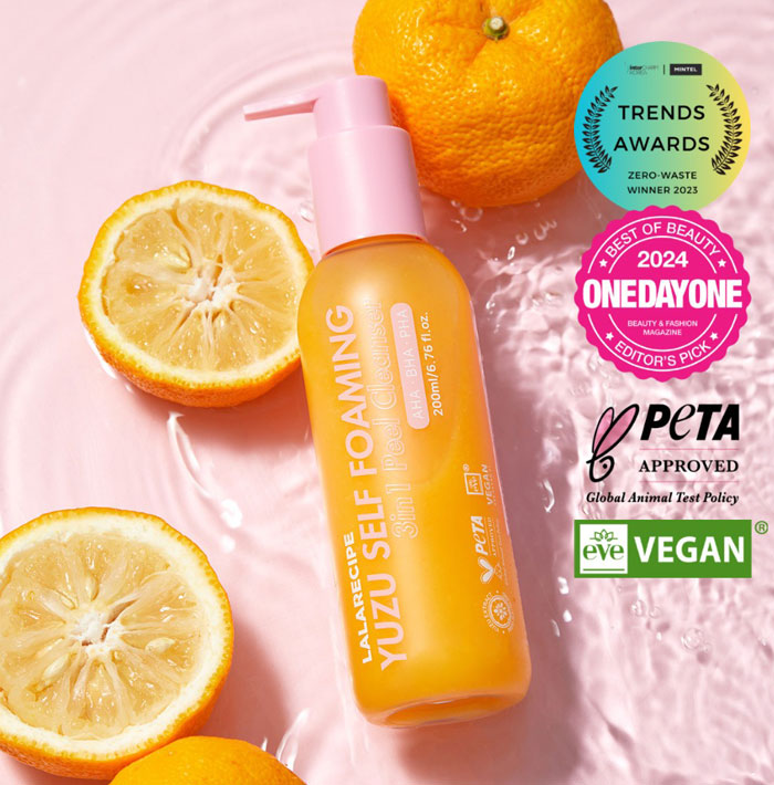 LALARECIPE Yuzu Self Foaming 3in1 Cleanser alternate