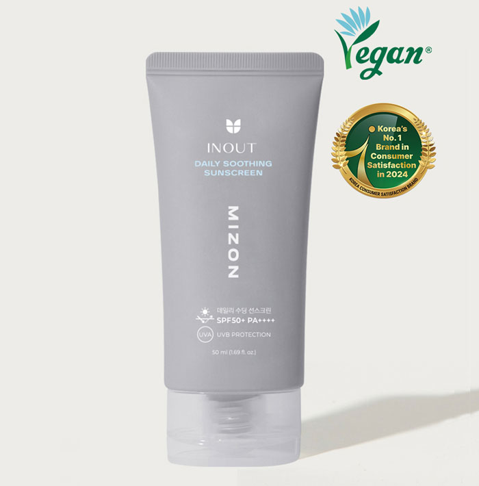Mizon Inout Daily Soothing Sunscreen SPF50+ PA++++