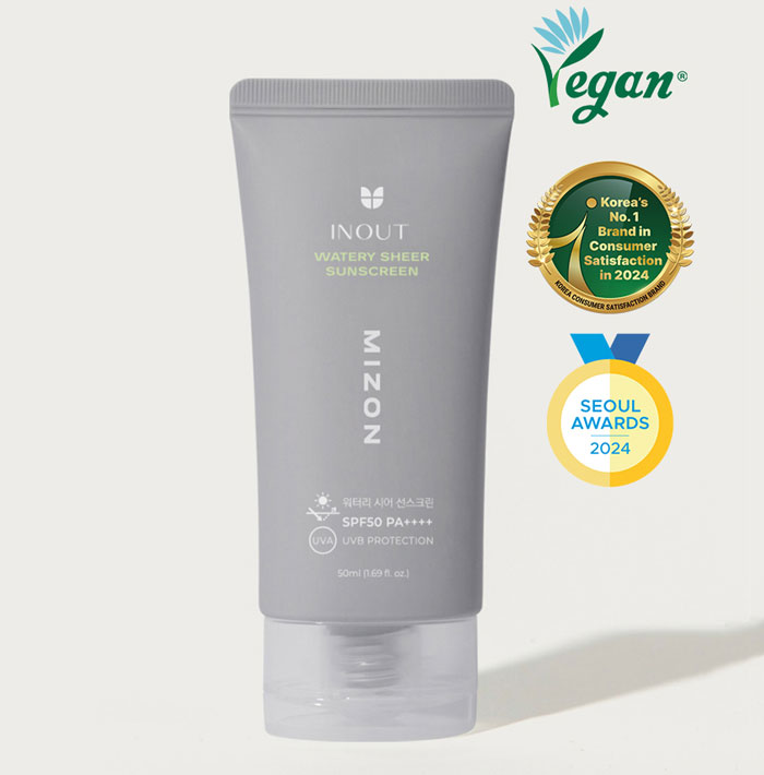 Mizon Inout Watery Sheer Sunscreen SPF 50 PA++++
