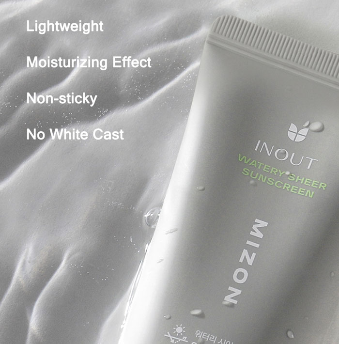 Mizon Inout Watery Sheer Sunscreen SPF 50 PA++++ alternate