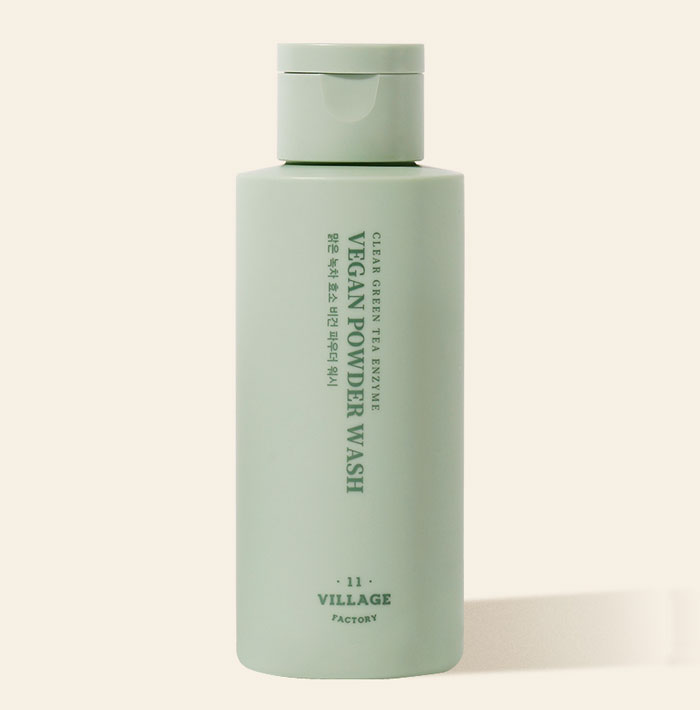 Village 11 Factory Clear Green Tea Enzyme Vegan Powder Wash