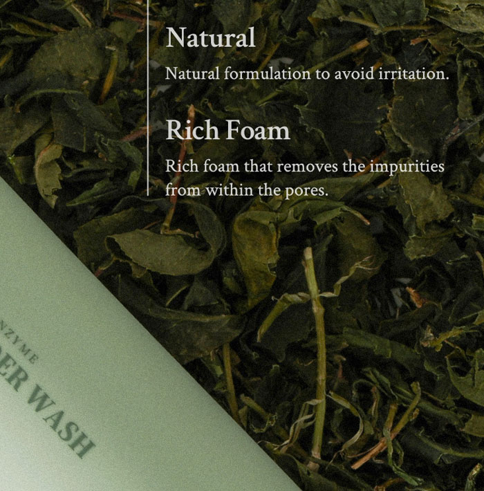 Village 11 Factory Clear Green Tea Enzyme Vegan Powder Wash