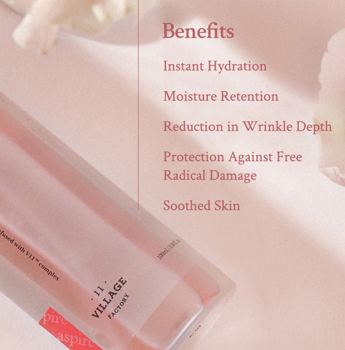 Village 11 Factory Fresh Dewy Rose Petal Facial Serum Mist