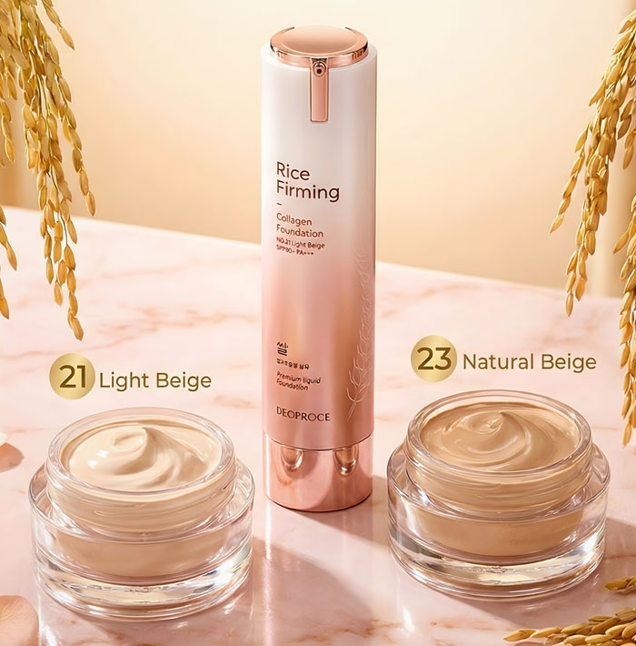 Deoproce Rice Firming Collagen Foundation