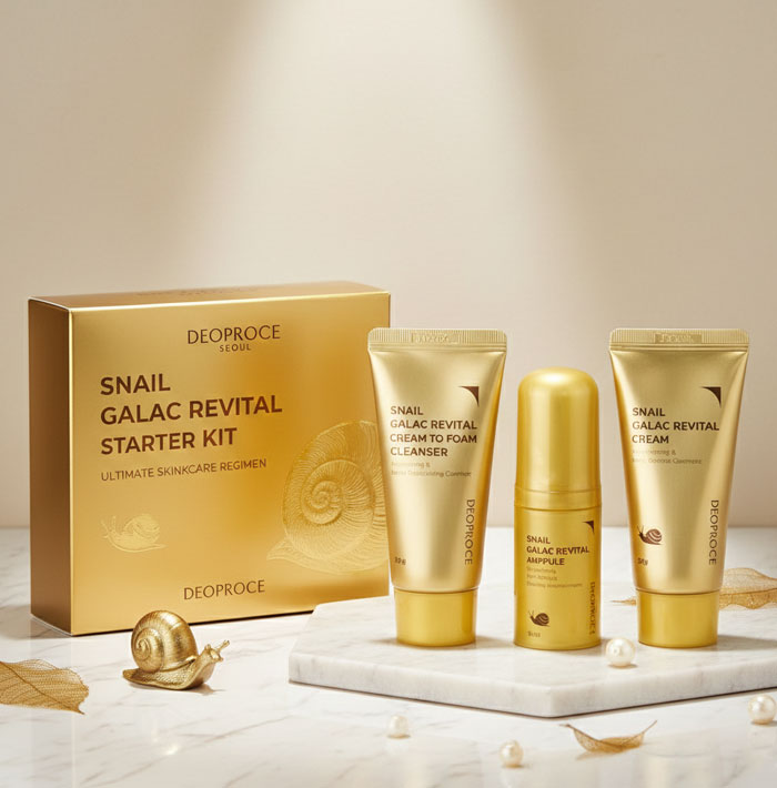 DEOPROCE SNAIL GALAC REVITAL STARTER KIT