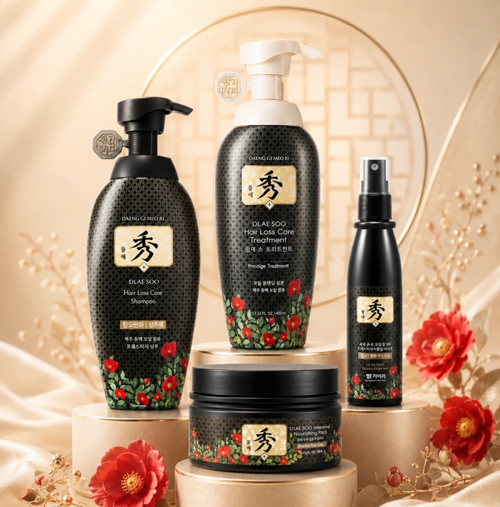 DAENG GI MEO RI Dlae Soo Hair Loss Hair Care Line - 400ml + 400ml + 200ml + 100ml