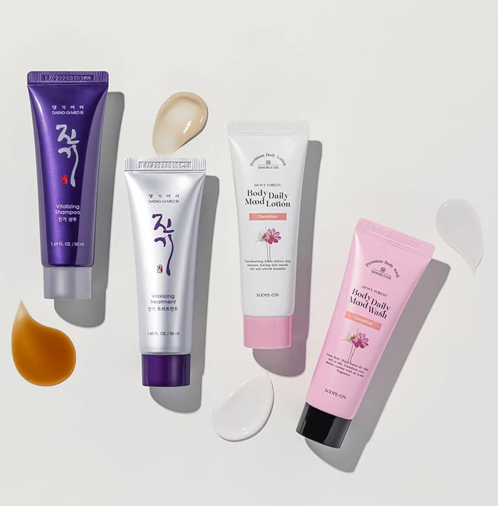 DAENG GI MEO RI Travel Kit Hair & Body - 50ml + 50ml + 50ml + 50ml
