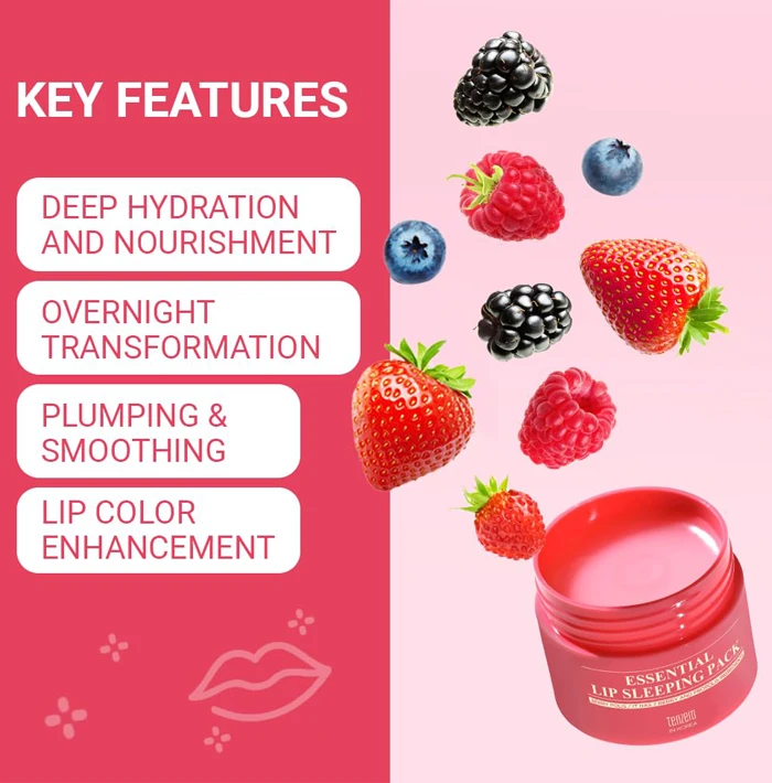 TENZERO Essential Lip Sleeping Pack Berry Polis