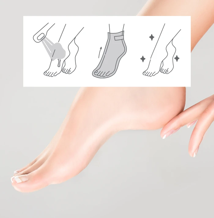 TENZERO Water Essence Foot Moisture Mask