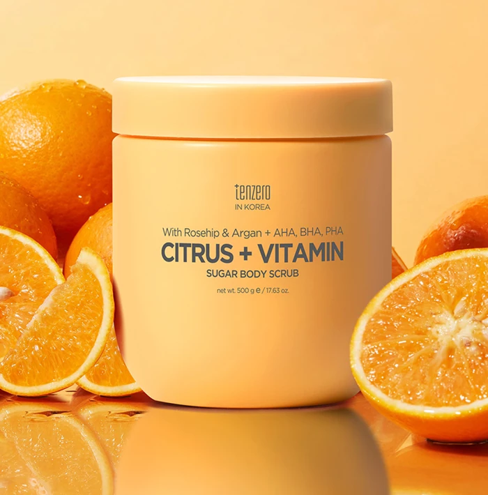 TENZERO Citrus Vitamin Sugar Body Scrub - 500 ml