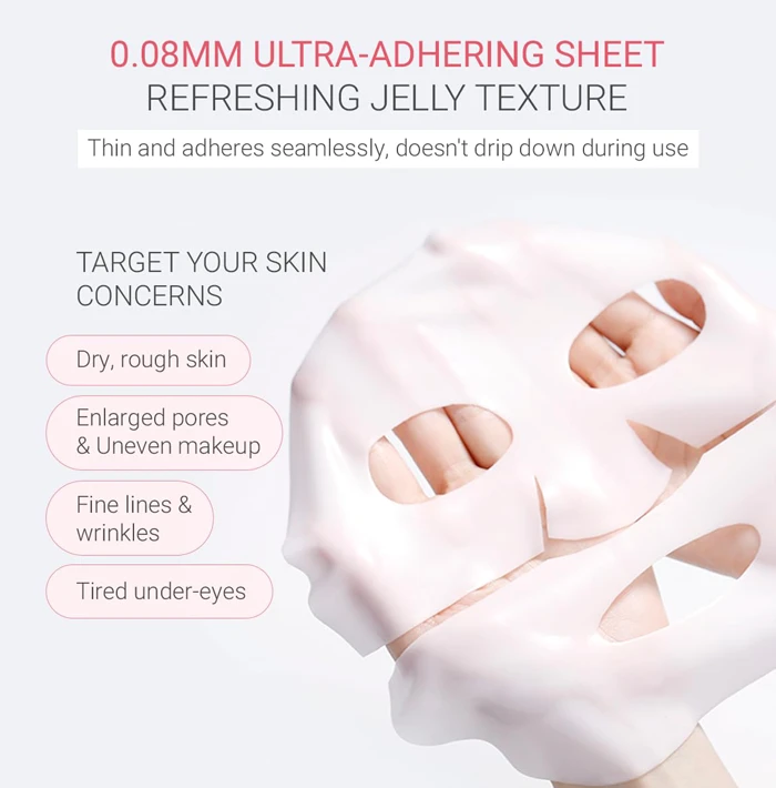 TENZERO Rose Peptide Collagen Mask Pack