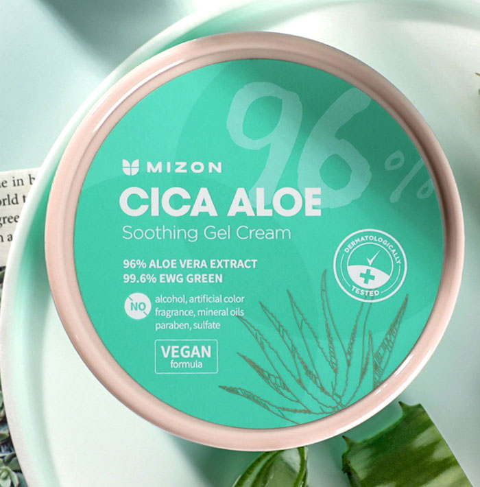 Mizon Cica Aloe Soothing Gel Cream