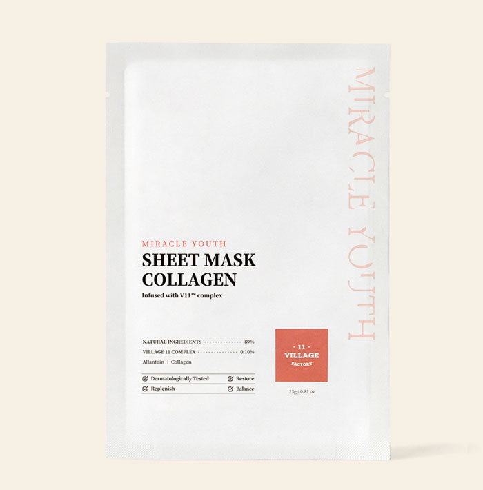 Village 11 Factory Miracle Youth Sheet Mask Collagen