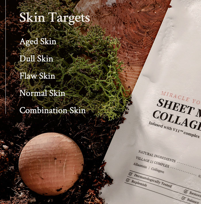 Village 11 Factory Miracle Youth Sheet Mask Collagen