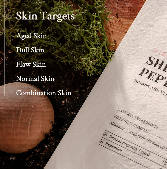 Village 11 Factory Miracle Youth Sheet Mask Peptide