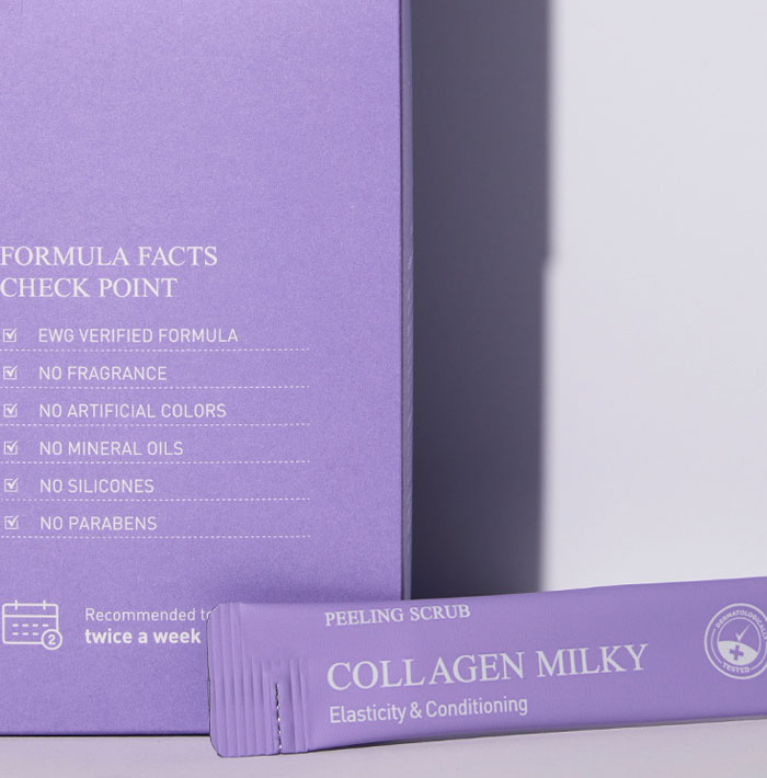 Mizon Collagen Milky Peeling Scrub