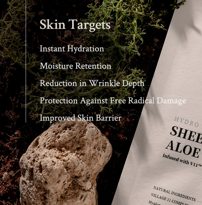 VILLAGE 11 FACTORY HYDRO BOOST SHEET MASK ALOE